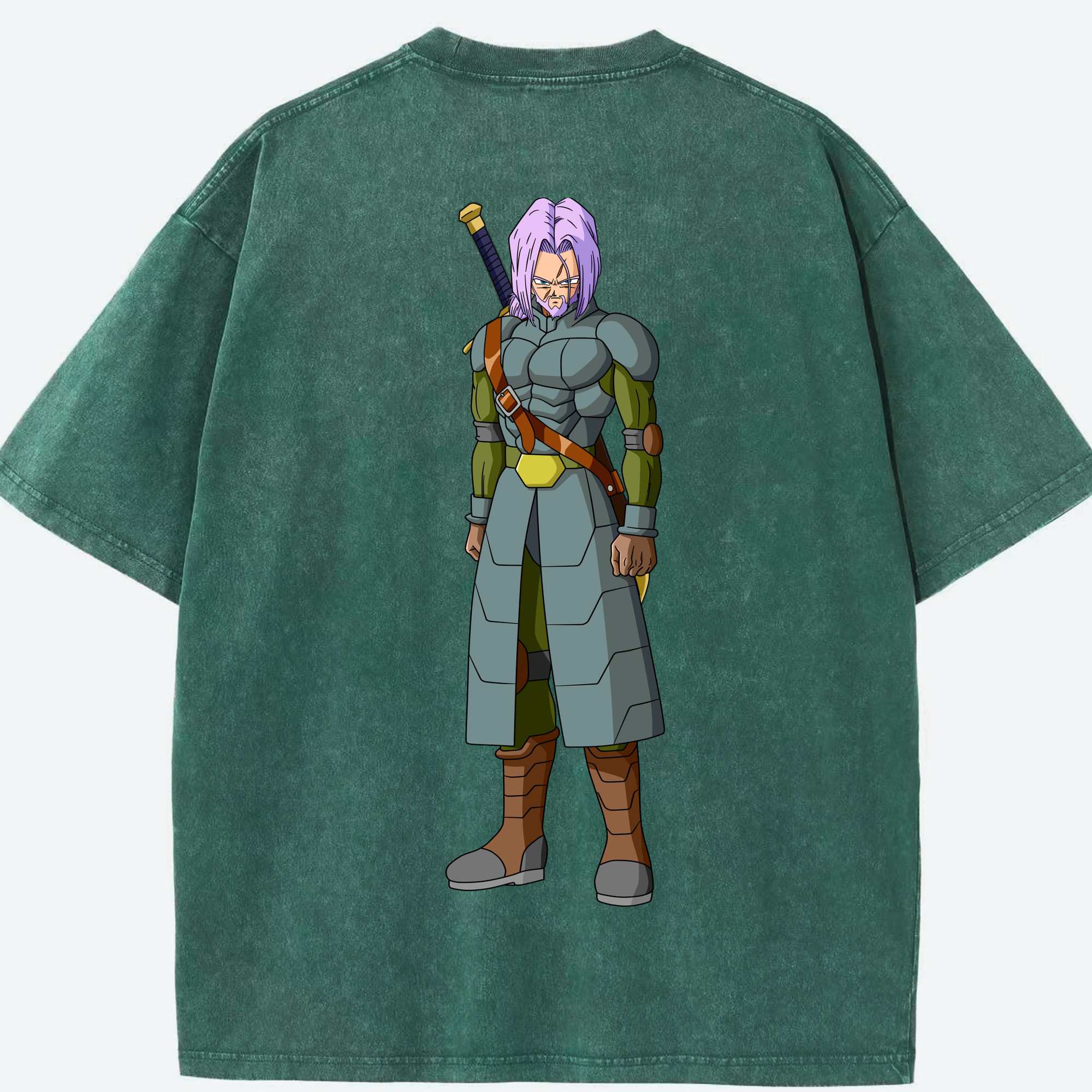 （画像用） ドラゴンボール DRAGON BALL 綿100% ヴィンテージ風 半袖Tシャツ（背面プリント）